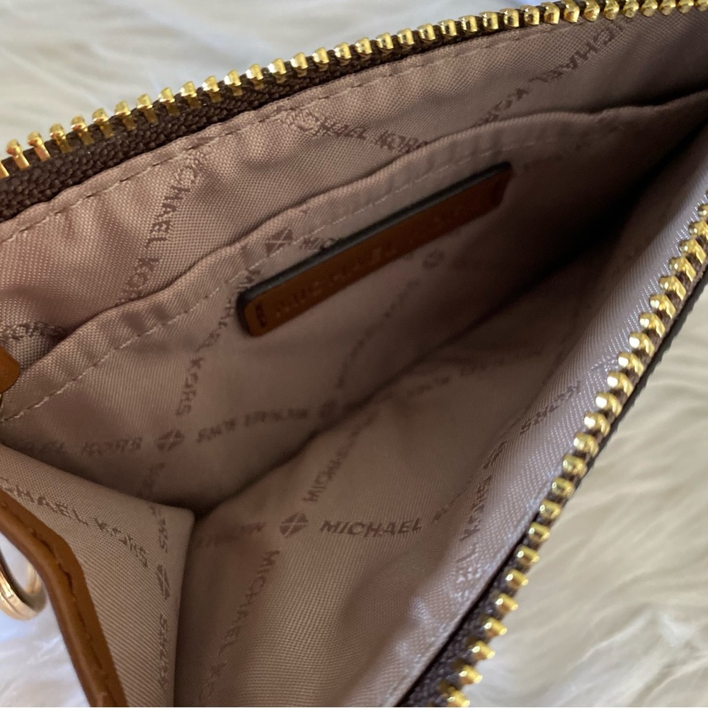 New Michael Kors jet set small coin pouch with ID wallet - Picture 14 of 15